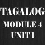 Tagalog Course Module 4 Unit 1